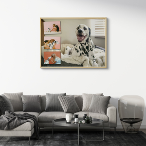 Create Your XXL Alu-Dibond Dog Collage - Personalize & Cherish Forever