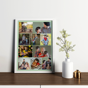 Create Your Own Family Photo Collage - "You and Me" Personalized Poster