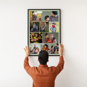 Create Your Own Family Photo Collage - "You and Me" Personalized Poster