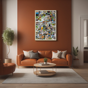 Create Your Own Large Vertical Wild Photo Collage - Up to 200 Pics!