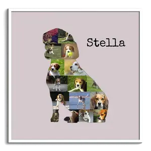 Create Your Custom Beagle Photo Collage - Perfect Gift for Dog Lovers!