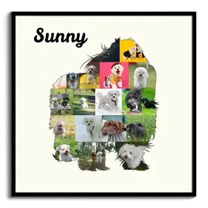 Create Your Bolonka Zwetna Photo Collage: Personalized Pet Keepsake