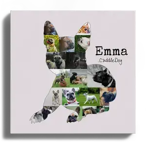 Create a Custom French Bulldog Photo Collage: Art for Dog Lovers!
