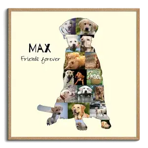 Create Your Own Labrador Photo Collage: Personalize with Photos & Text