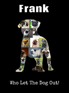 Create Your Custom Pug Photo Collage – Perfect Gift for Dog Lovers