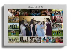 Graduation Photo Collage Template