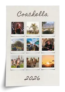 Festival Photo Collage with Custom Text