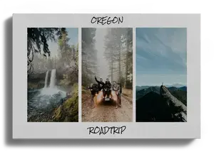 Create Your Road Trip Photo Collage with Route, Stops & Date