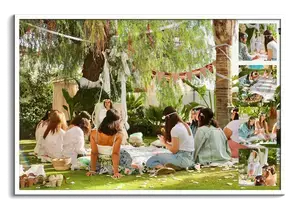 Summer Party Photo Collage Template