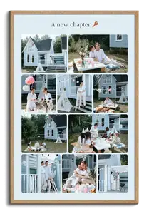 Housewarming Photo Collage Poster