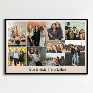 Celebrate Your Friendship: Custom Photo Collage with Inspirational Quote