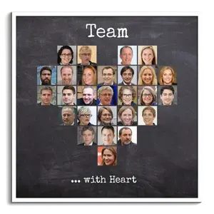 Create a Heart Collage: Farewell Gift for a Coworker