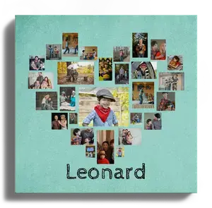 Create Your Heart-Shaped Photo Collage: Capture Your Child's Best Moments