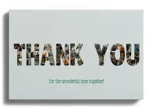 Create Your Personalized "THANK YOU" Photo Collage Poster – Add Your Special Touch