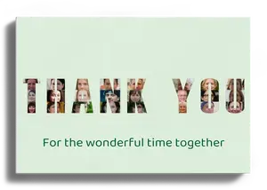 Create Your Personalized "THANK YOU" Photo Collage Poster – Add Your Special Touch