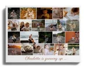 Create a Personal Child Photo Collage: Cherish Growing Moments!