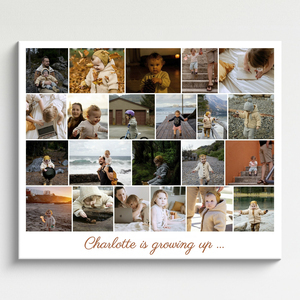 Create a Personal Child Photo Collage: Cherish Growing Moments!