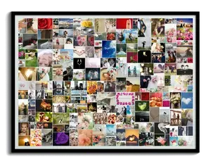 Create Your Wedding Photo Collage – Up to 200 Pics for a Memorable Gift