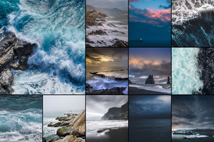 Premium Weather Photo Collage Prints - Create your fog & thunderstorm landscapes Premium Weather Photo Collage Prints - Create your fog & thunderstorm landscapes