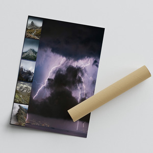 Premium Weather Photo Collage Prints - Create your fog & thunderstorm landscapes Premium Weather Photo Collage Prints - Create your fog & thunderstorm landscapes