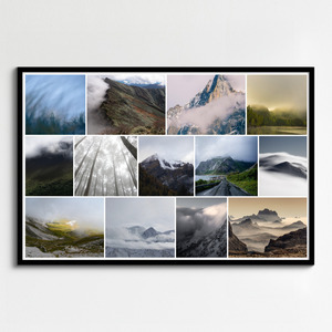 Premium Weather Photo Collage Prints - Create your fog & thunderstorm landscapes Premium Weather Photo Collage Prints - Create your fog & thunderstorm landscapes