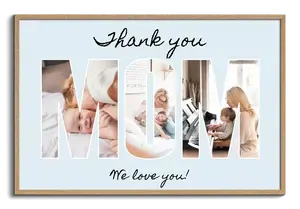 Parents & Grandparents Photo Letter Collage