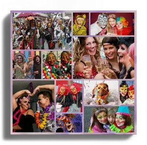 Carnival Photo Collages – Design yours now with custom text for family parades & costumes