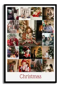Family Christmas Photo Collage