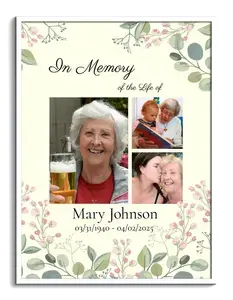 Create a Memorial Canvas: Cherish the Life and Moments