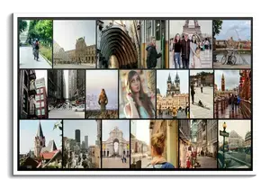 Create Your Travel Photo Collage on Acrylic Glass - Personalize Memories