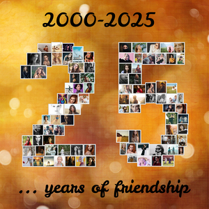 Create a 25-Numbers Photo Collage for Anniversaries or Celebrations