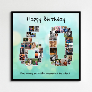 Create a Stunning 60th Birthday Photo Collage Gift