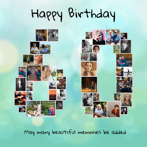 Create a Stunning 60th Birthday Photo Collage Gift