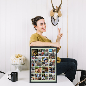 Create Your Family Photo Collage - Personalize with Text & Colors!