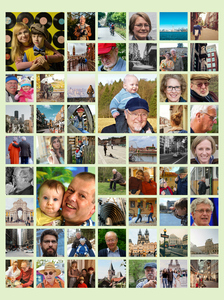 Create Your Family Photo Collage - Personalize with Text & Colors!