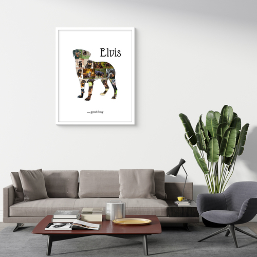 Create Your Rottweiler Photo Collage – Personalized Dog Lover Gift