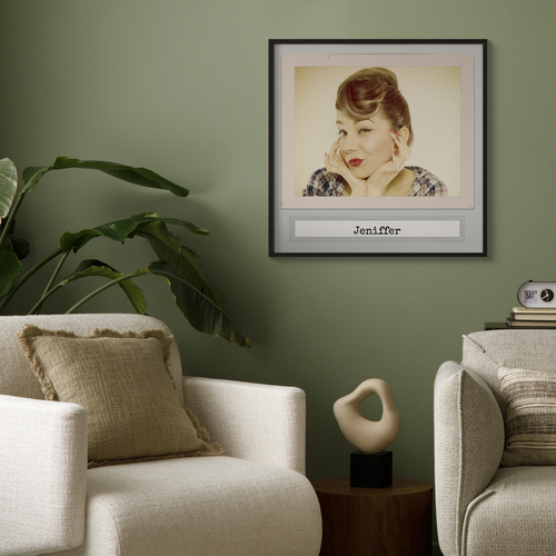 Create Your Own Vintage Style Personalized Photo Poster