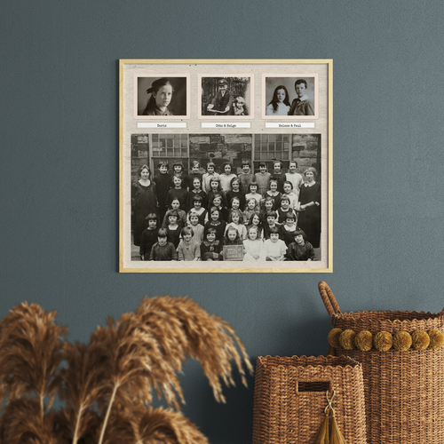 Create Your Retro School Memory Poster Collage Now