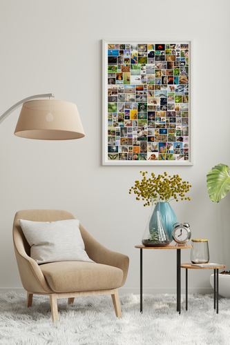 Create Your Own Large Vertical Wild Photo Collage - Up to 200 Pics!