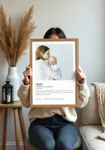 Aunt Definition Poster: Personalized Gift Design