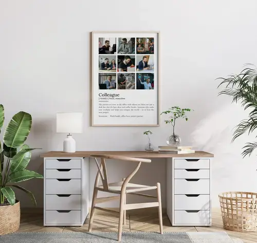 Personalized Colleague Definition Poster