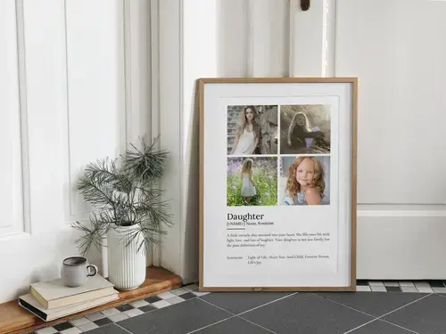 Daughter Definition Poster - Customizable Gift