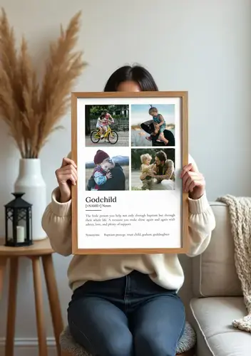 Godchild Definition Poster with Photo Customization