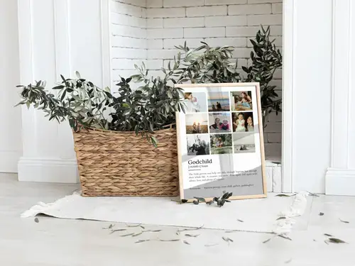 Godchild Definition Poster with Photo Customization