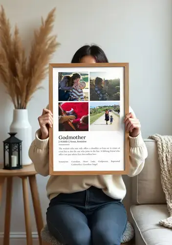 Customizable Godmother Definition Poster
