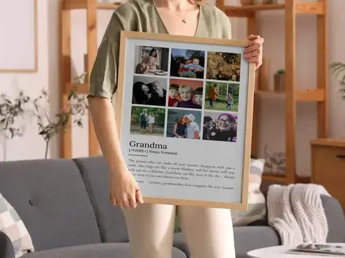 Customizable "Grandma" Definition Poster