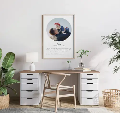 Customizable Definition Poster - Papa Style