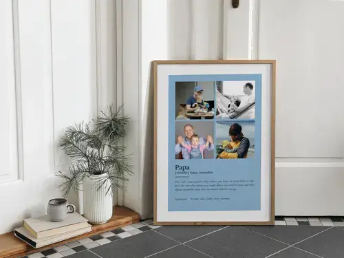 Customizable Definition Poster - Papa Style