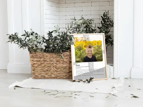 Personalized Son Definition Poster Template