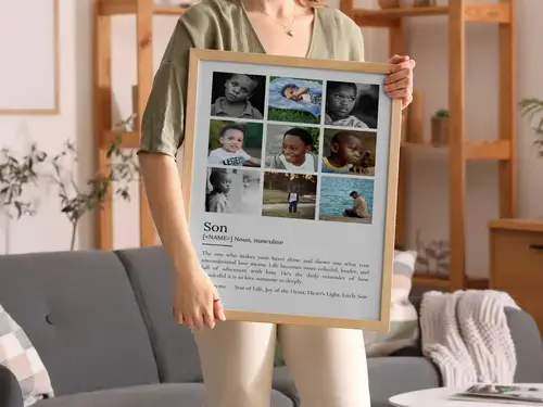 Personalized Son Definition Poster Template